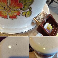 サンコー 深型鍋 レトロ ホーロー鍋 両手鍋　/UJ-1386 2Fの画像