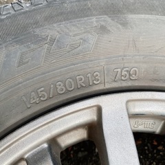 アルミホイール スタッドレス　145/80/R13の画像