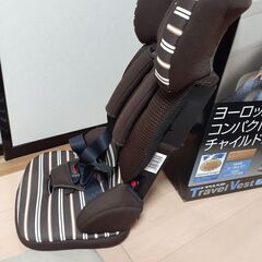 【お取引中です】コンパクトチャイルドシートの画像