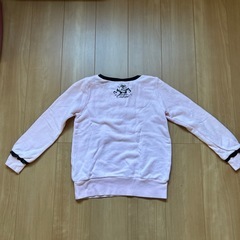 メゾピアノ 140 ピンク トレーナーの画像