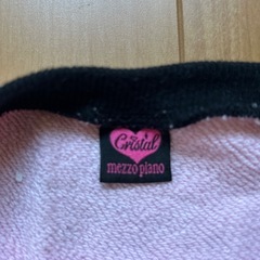 メゾピアノ 140 ピンク トレーナーの画像