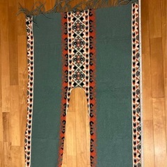 【12/14まで】ポンチョ マフラー ストール グリーン系の画像