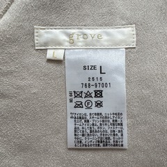 ムートン調　リバーシブルボアコートの画像