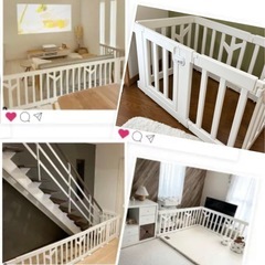 バーチ　アイファム　ベビーサークル　ベビーゲート　ベビーガード　フェンスの画像