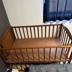 ベビーベッド　無料で譲ります！の画像