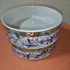 未使用　有田焼　錦絵工房まるき　2段重小鉢　11.5㎝　高さ7.8㎝の画像