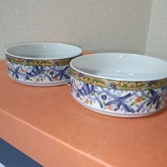 未使用　有田焼　錦絵工房まるき　2段重小鉢　11.5㎝　高さ7.8㎝の画像