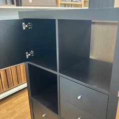 シェルフユニット キズ有 ダークブラウンの画像