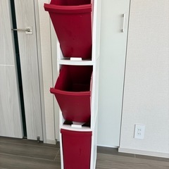 3段ゴミ箱の画像