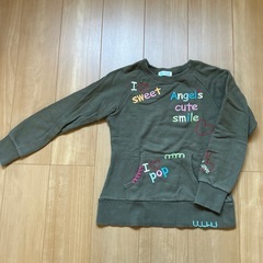 エンジェルブルー 150 カーキ トレーナーの画像