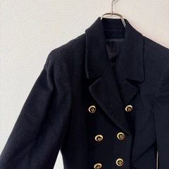 HYPERMAGICカシミヤ混合　ダブルブレスト ピーコートの画像