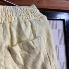 ❣️1点物❣️ 黄色 Mサイズ カジュアルパンツ❤️の画像