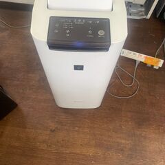 リサイクルショップどりーむ天保山店　No325 加湿空気清浄機　SHARP　2019年製　KI-JS40-W　※プラズマクラスターユニット交換必要ですの画像