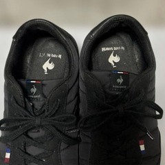 ルコック スニーカー 24cm ブラック 軽量 ローカット レディースの画像