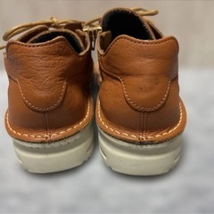 日本製 Marmelo 本革レザーシューズ 23.5cm ジッパー付の画像