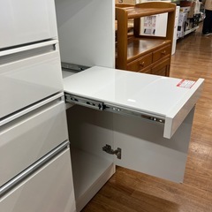 キッチンカウンター ニトリ キズ有 ホワイトの画像