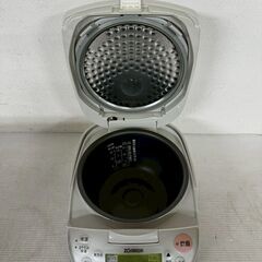 【ZOJIRUSHI】 象印 IH 炊飯ジャー NP-CB10 2007年製 動作確認済み キッチン家電 極め炊き 5.5合 炊飯器 A0932の画像