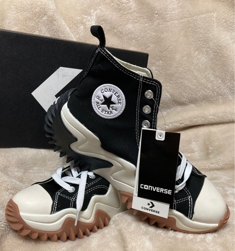 ランスターモーション 厚底ハイカット ブラック 27cm 【タグ付　新品 未使用品】