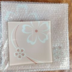 板ガラス　皿　の画像