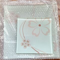 板ガラス　皿　の画像