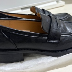 レディース ローファー制服靴 黒 未使用の画像