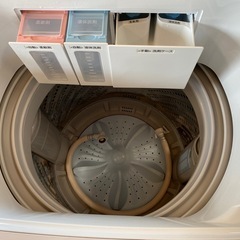 ⭐︎AQUA アクアANG-WM-C70-W全自動洗濯機2023年製 美品⭐︎の画像