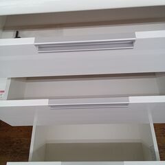 ★リユースのサカイ水戸店★  レンジボード ホワイト H201×D42.5×W100 クリーニング済み MT6418の画像