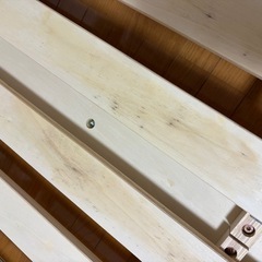 ［ニトリ］ダブル　ヘッドレスすのこべっどベッドの画像