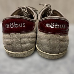 möbus モーブス スエード スニーカー グレー メンズ 27cmの画像