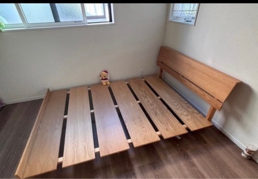 ニトリ　すのこベットフレーム　木製　シングル