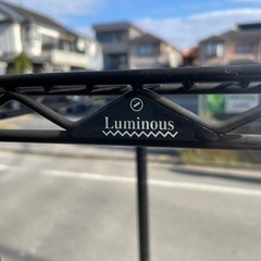 f●■ルミナス・スチールラック/黒・キャスター付き・91×46×157.5cmの画像