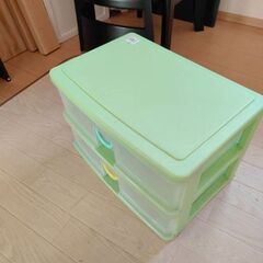 2個セット！カラーボックスに収まる2段収納の画像