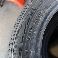 【冬タイヤ4本セット】DUNLOP WINTERMAXX 02 WM02　155/65R14 2019年40週目製 残溝8.5〜9割 バリ溝　冬タイヤ スタッドレスタイヤ 4本セット　中古の画像