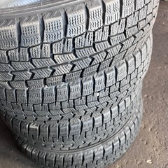 【冬タイヤ4本セット】DUNLOP WINTERMAXX 02 WM02　155/65R14 2019年40週目製 残溝8.5〜9割 バリ溝　冬タイヤ スタッドレスタイヤ 4本セット　中古の画像