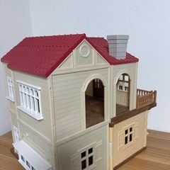 シルバニアファミリー 赤い屋根の大きなお家 箱付きの画像