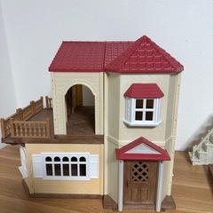 シルバニアファミリー 赤い屋根の大きなお家 箱付きの画像
