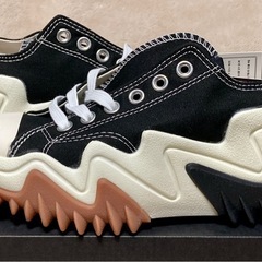 ランスターモーション 厚底ローカット ブラック 23.5cm 【タグ付 新品 未使用品】の画像