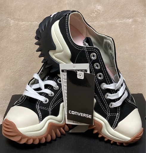 ランスターモーション 厚底ローカット ブラック 23.5cm 【タグ付 新品 未使用品】