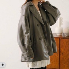 【試着のみ】カスタネ　中綿レザージャケット　kastane  2025年2月購入　14300→5000の画像