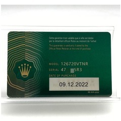 今買える　ROLEX GMT マスターⅡ 126720VTNR A級品　2022/12 付属品完備の画像