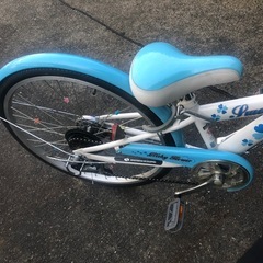 女の子向け自転車の画像