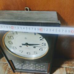 昭和レトロ　振り子掛時計 愛知時計電機 60日間連続運転（振り子故障ジャンク）の画像