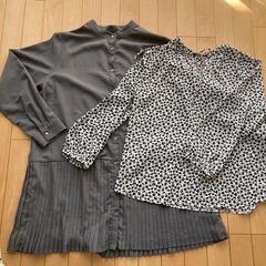 レディースまとめ売り　カーディガン　チュニック　ワンピースほか　全部で10着の画像