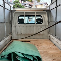 諸費用なし 絶対にお買い得 ハイゼットトラック 幌車 5MT 2WD 約14万km タイベル交換済み ETC コンパネ新品 LEDバルブ バッテリー良好 の画像