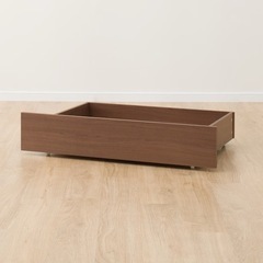 ニトリ　すのこベッドフレーム　別売り収納付きの画像