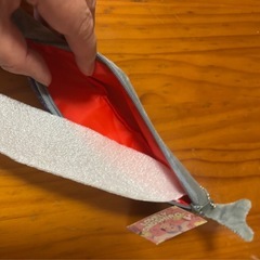 未使用　リアルな秋刀魚型ペンケース 全長約28cm位の画像