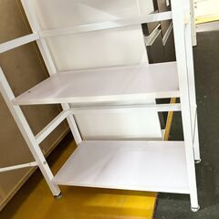 【ドリーム池田店】◎ジモティ割対象品◎システムデスク　ラック付き　IKW-282の画像