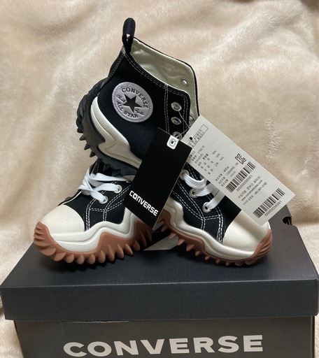 ランスターモーション 厚底ハイカット ブラック 23.5cm 【タグ付 新品 未使用品】