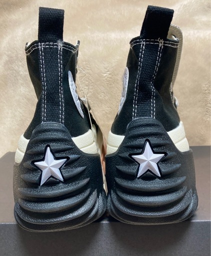 ランスターモーション 厚底ハイカット ブラック 23.5cm 【タグ付 新品 未使用品】