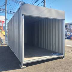 中古　20FTコンテナ　シャッター付の画像